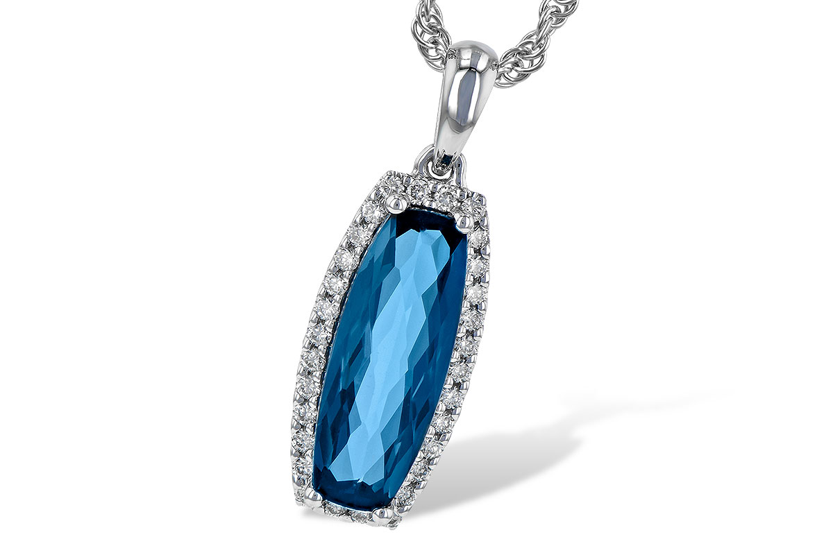 K190-71456: NECK 1.58 LONDON BLUE TOPAZ 1.70 TGW