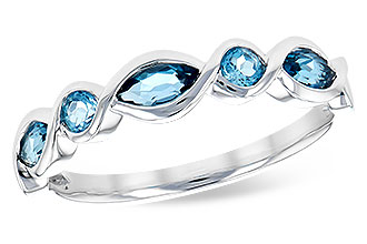 K273-39683: LDS RG .60 TW BLUE TOPAZ