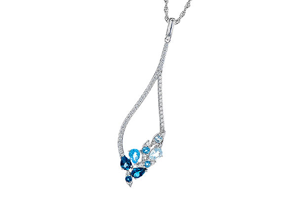 K273-40583: NECK .82 BLUE TOPAZ 1.05 TGW