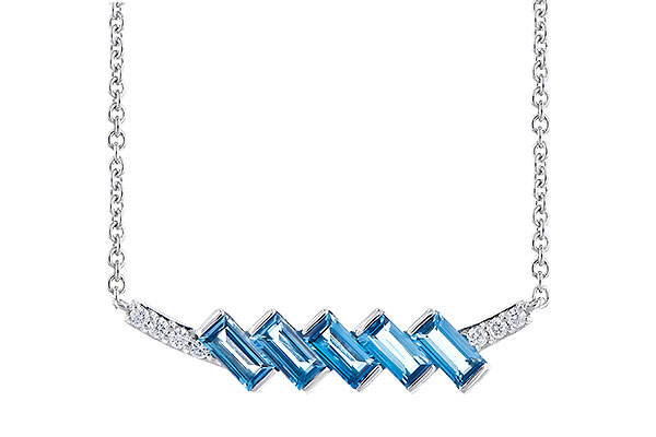 K273-44247: NECK .75 LONDON BLUE TOPAZ .80 TGW