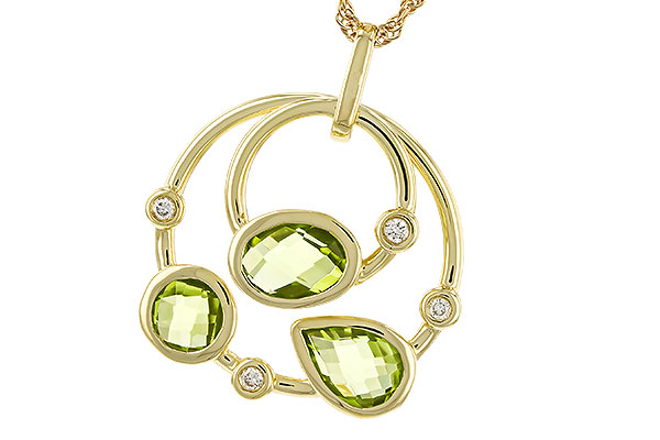 K275-18738: NECKLACE 2.20 PERIDOT 2.26 TGW