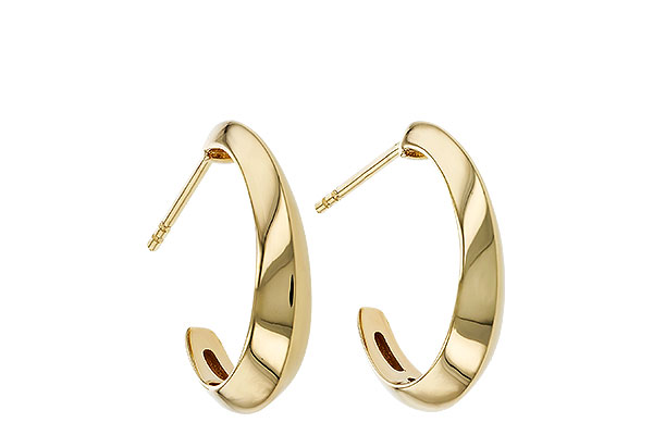 K275-20583: GOLD EARRINGS (19MM)