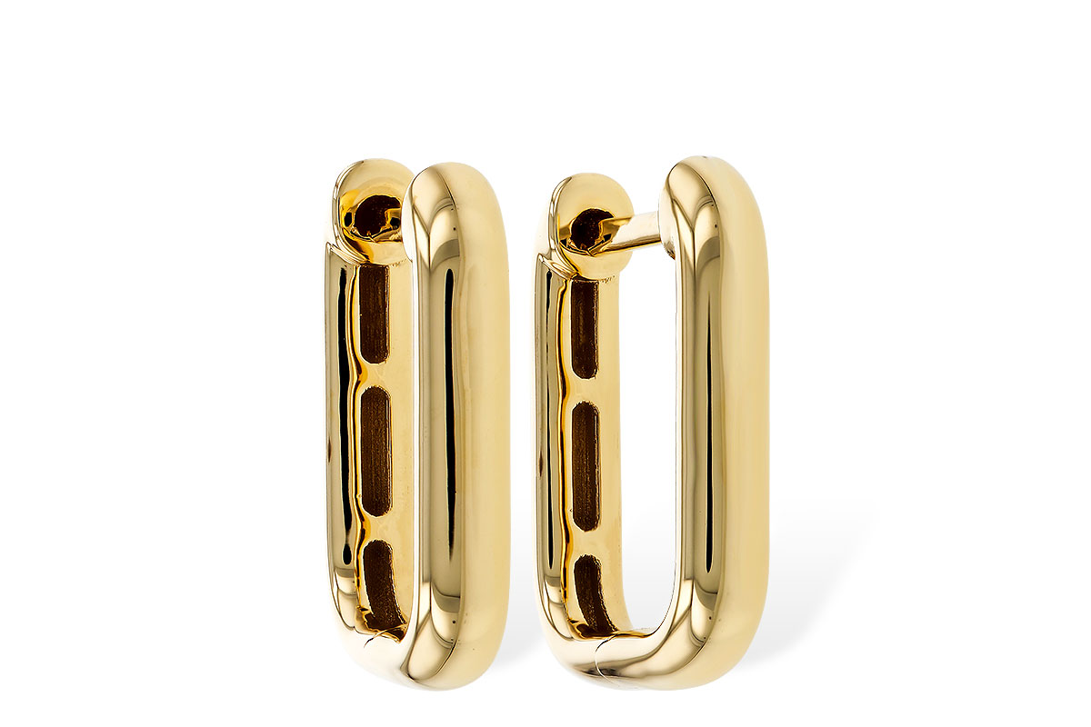 K275-25174: GOLD EARRINGS (15MM)