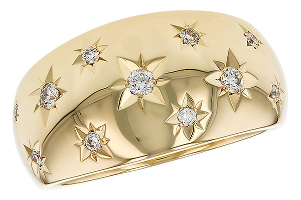K276-09692: LDS DIA WEDDING RING .18 TW