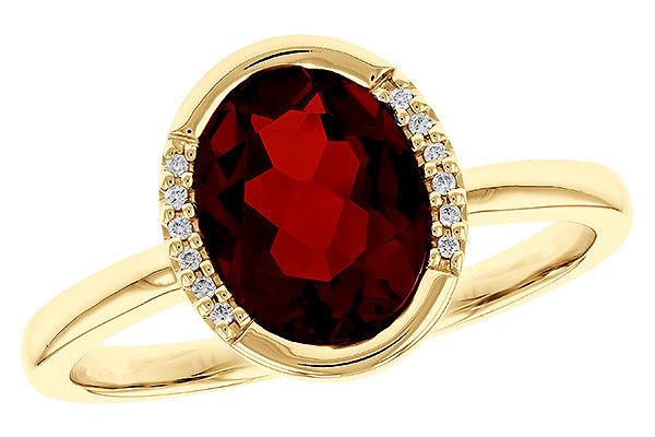 K276-10592: LDS RG 2.02 TW GARNET 2.05 TGW (9x7 GAR)