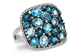 L187-96029: LDS RG 3.67 BLUE TOPAZ 3.94 TGW