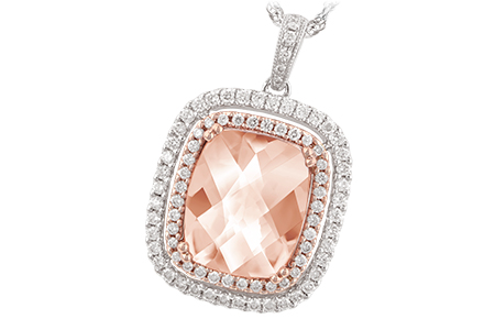 L188-86038: NECK 4.20 MORGANITE 4.66 TGW