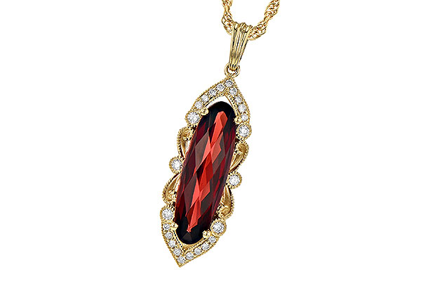 L190-69701: NECK 2.58 GARNET 2.70 TGW