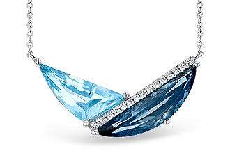 L273-39692: NECK 4.66 BLUE TOPAZ 4.75 TGW