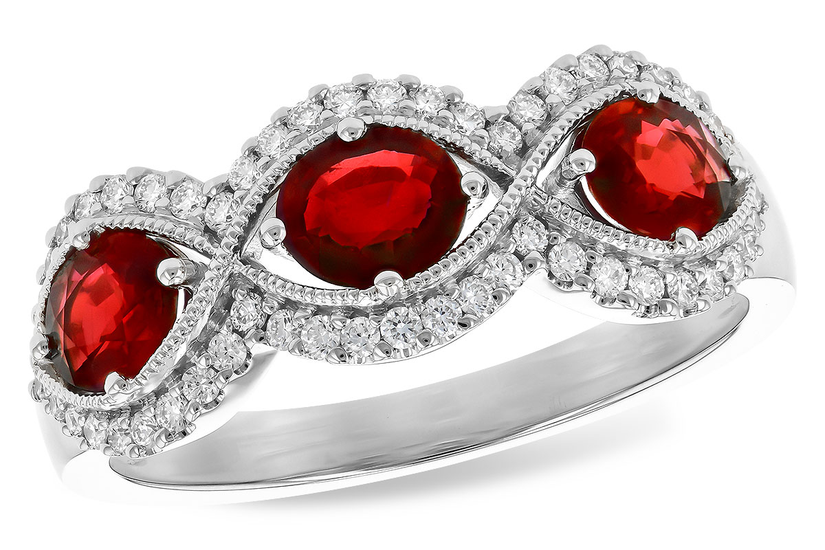 L273-40601: LDS WED RG 1.10 TW RUBY 1.35 TGW (6x4MM RUBY)