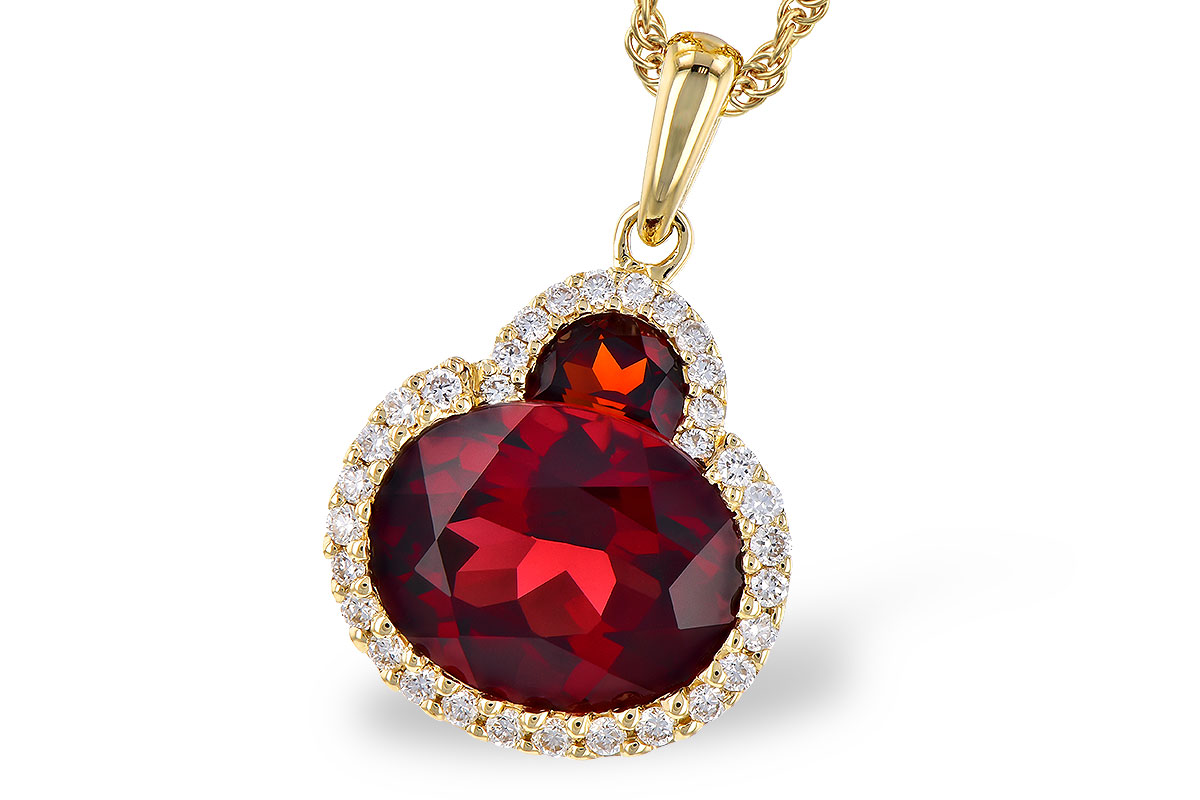 L273-44256: NECK 3.02 TW GARNET 3.16 TGW