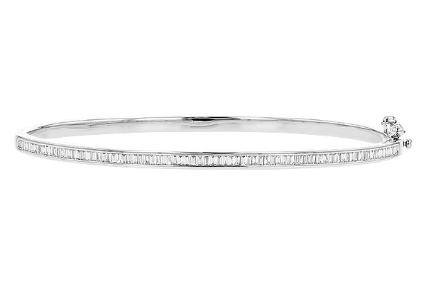 L274-28792: BANGLE BRACELET .52 TW