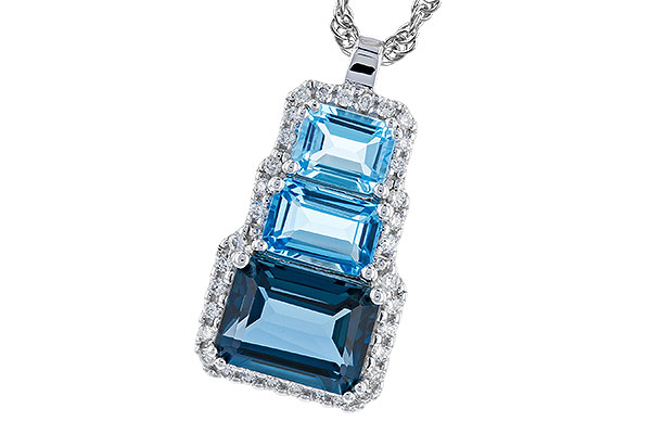 L274-30620: NECK 2.48 TW BLUE TOPAZ 2.64 TGW