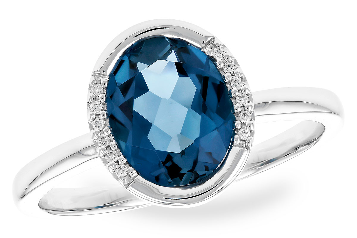 L274-31520: LDS RG 1.90 TW LONDON BLUE TOPAZ 1.93 TGW(9x7 LBT)