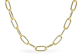 L274-33338: PAPERCLIP SM (2.40MM, 14KT, 24IN, LOBSTER CLASP)