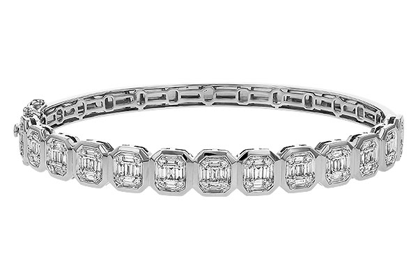L275-18792: BANGLE .81 TW BAGUETTE 1.00 TW