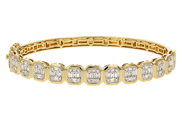 L275-18792: BANGLE .81 TW BAGUETTE 1.00 TW