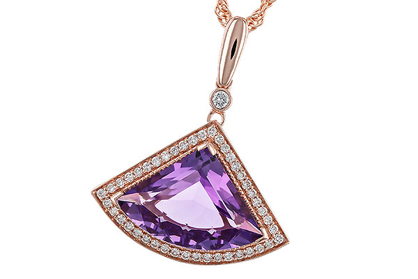 L275-20556: NECKLACE 2.80 AMETHYST 2.97 TGW