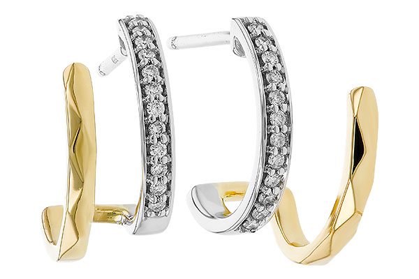 L275-22374: EARRINGS .12 TW