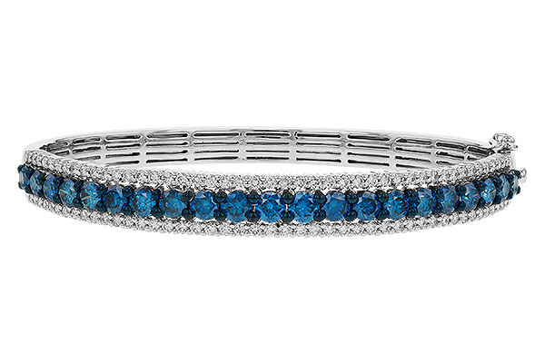 L275-23329: BANGLE 4.05 BLUE DIAS 5.50 TW