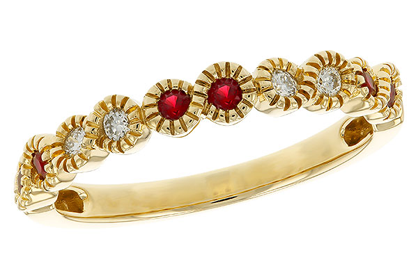 L275-25156: LDS WED RG .16 TW RUBY .25 TGW