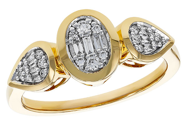 L275-26974: LDS DIA RG .07 TW BAGUETTE .17 TW