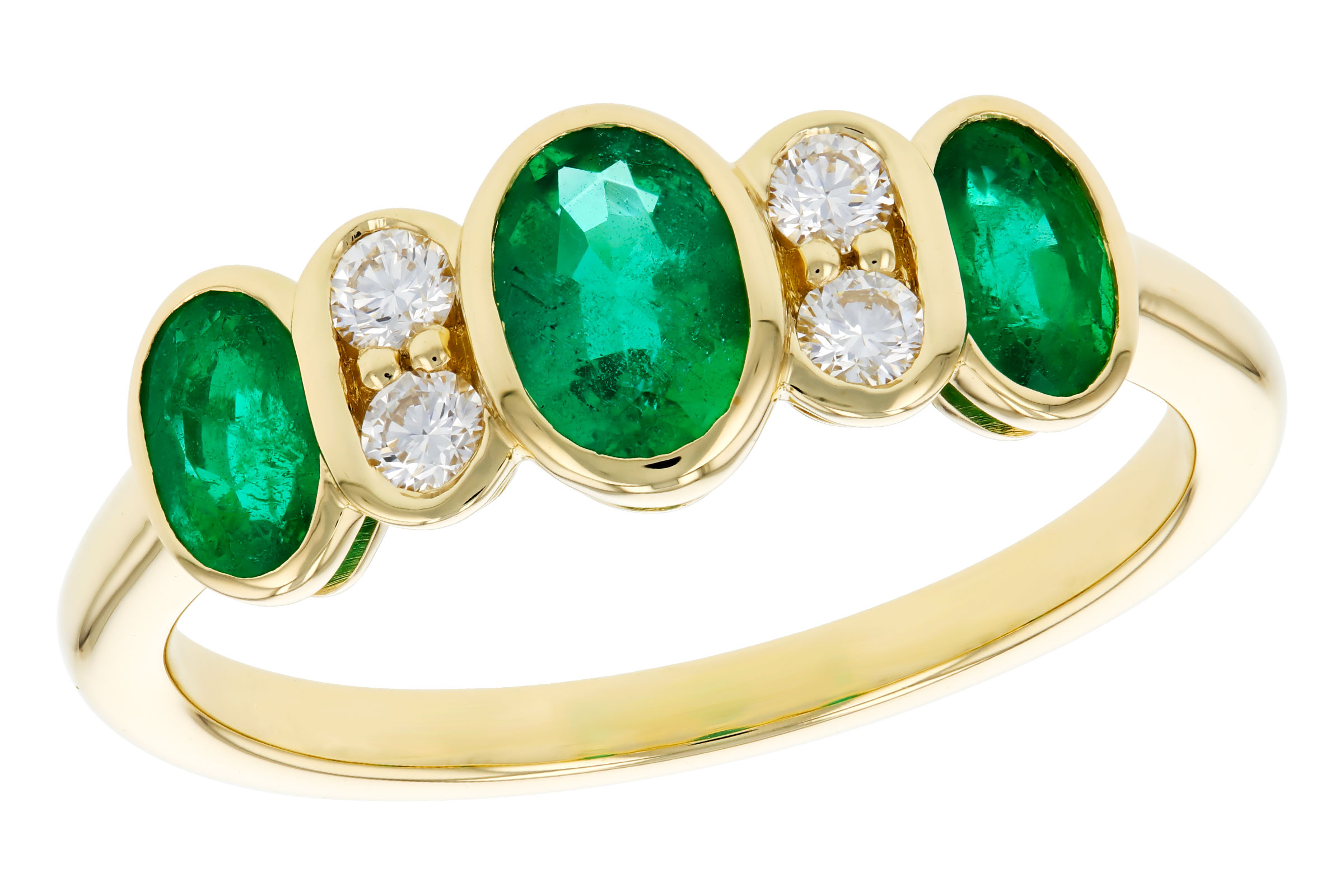 L276-12392: LDS RG .90 TW EMERALD 1.05 TGW