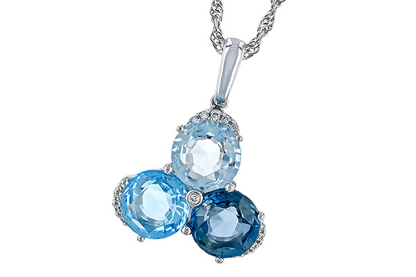 M189-74265: NECK 4.01 BLUE TOPAZ 4.06 TGW