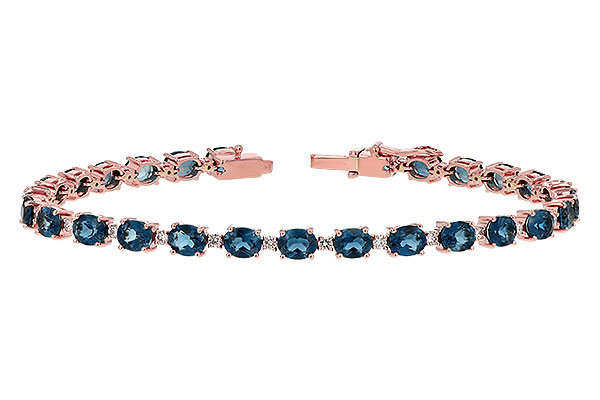 M189-75101: BRACELET 8.97 LONDON BLUE TPZ 9.55 TGW