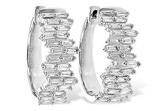 M190-68801: EARR .70 TW BAGUETTE DIAS