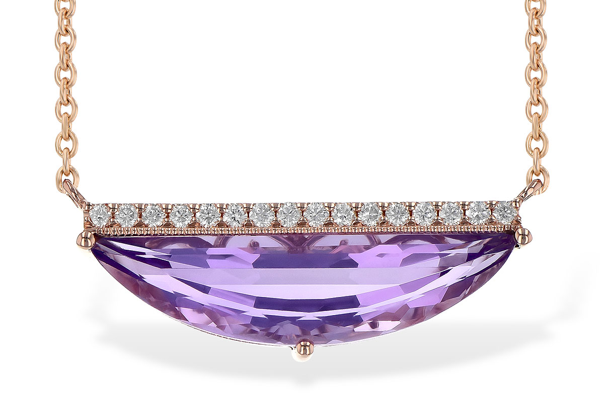 M190-69683: NECK 2.18 AMETHYST 2.28 TGW