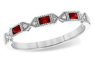 M273-39710: LDS WED RG .12 RUBY .14 TGW
