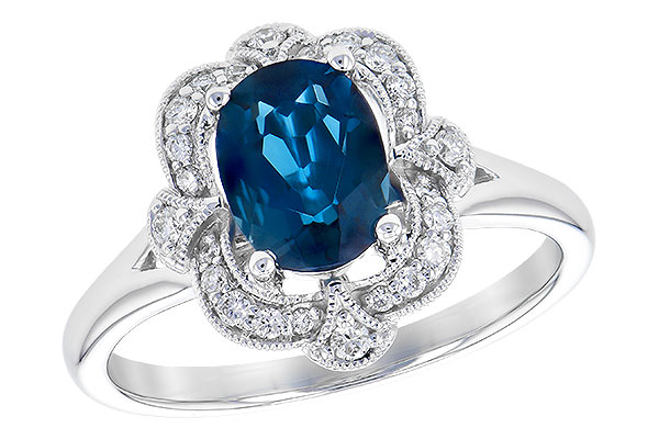 M273-43301: LDS RG 1.35 LONDON BLUE TOPAZ 1.50 TGW