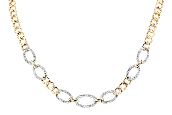 M274-29674: NECKLACE 1.12 TW (17")(INCLUDES BAR LINKS)