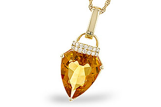 M274-34256: NECKLACE 3.12 CITRINE 3.18 TGW (12x10MM CIT)