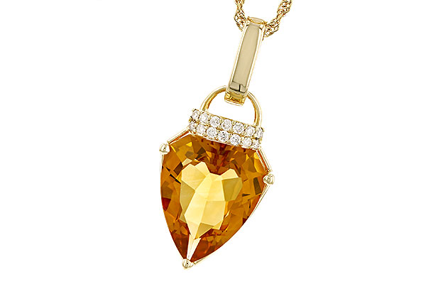 M274-34256: NECKLACE 3.12 CITRINE 3.18 TGW (12x10MM CIT)