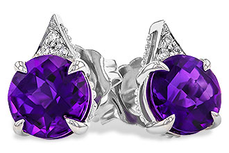 M274-36065: EARR 1.33 TW AMETHYST 1.35 TGW (6MM RD)