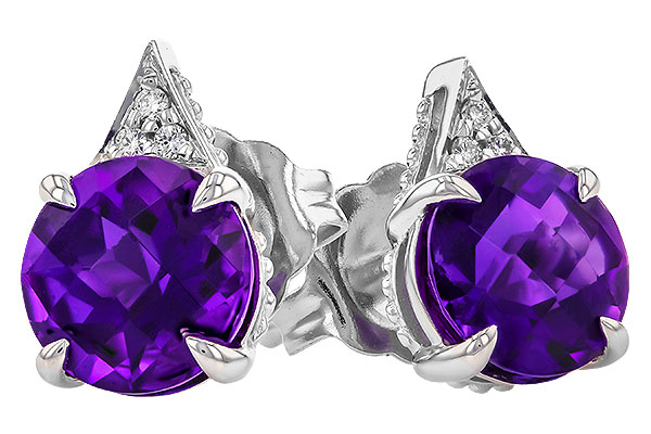 M274-36065: EARR 1.33 TW AMETHYST 1.35 TGW (6MM RD)