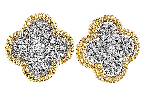 M275-23329: EARRINGS .50 TW