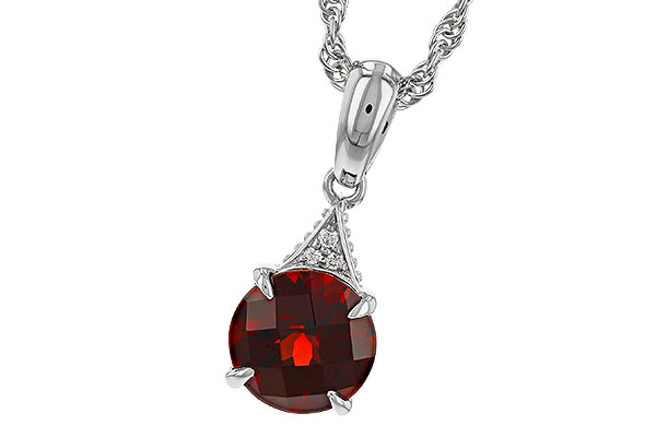 M275-25110: NECK 1.46 GARNET 1.47 TGW (7MM RD)