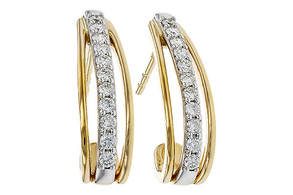 M275-26001: EARRINGS .40 TW