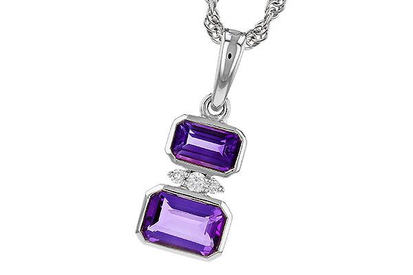 M275-26938: NECK .72 TW AMETHYST .75 TGW