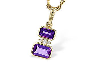 M275-26938: NECK .72 TW AMETHYST .75 TGW